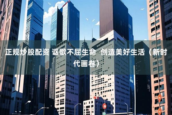 正规炒股配资 讴歌不屈生命  创造美好生活（新时代画卷）
